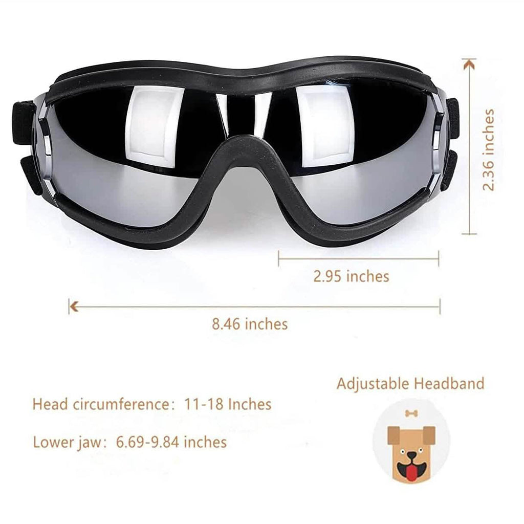 NVTED Dog Sunglasses with Adjustable Strap for Medium or Large Dog
